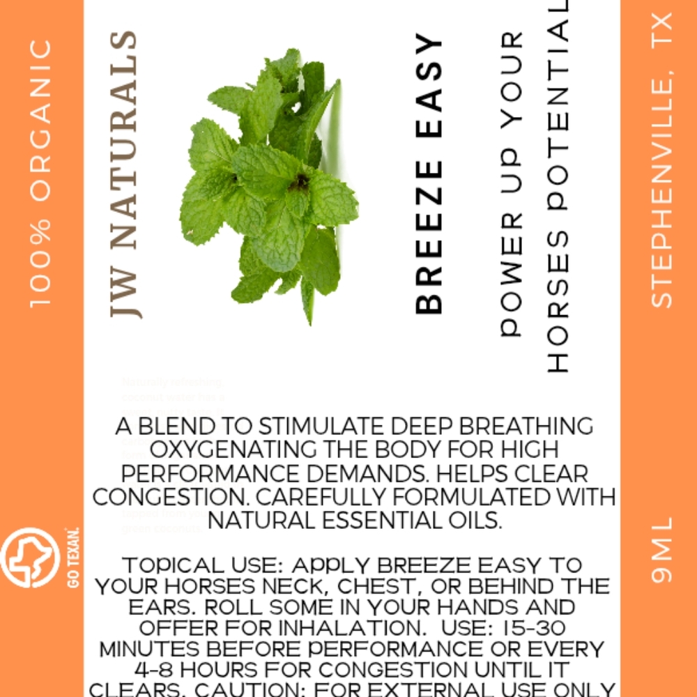 Breeze Easy Essential Oil for Horses - Green